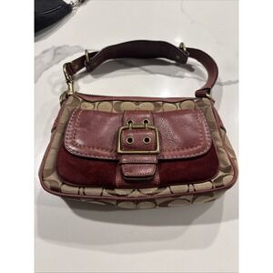 coach handbags vintage Y2K Signature Red